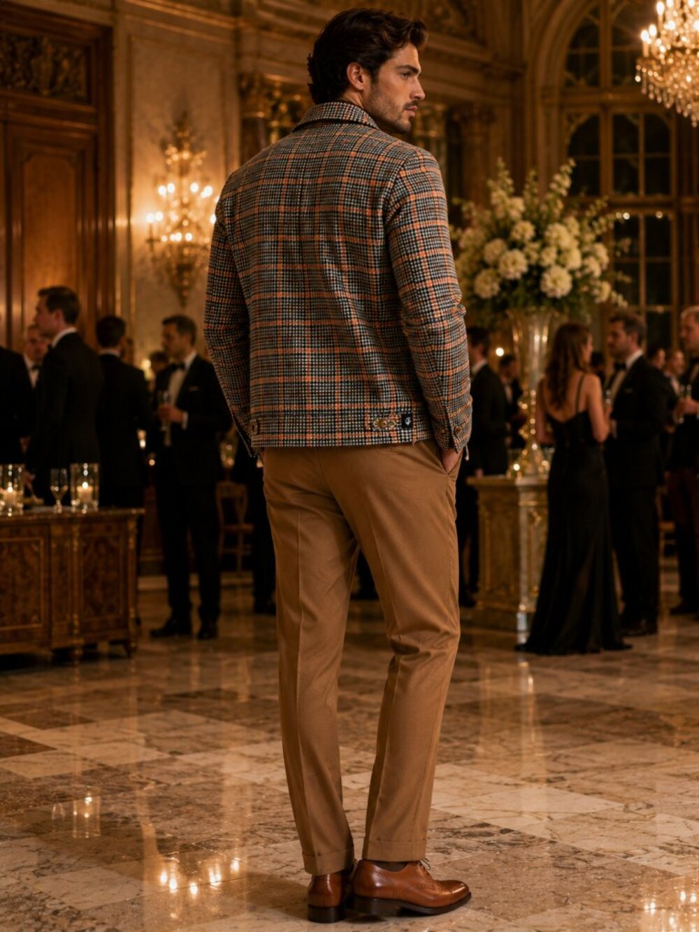 Buffalo David Bitton Houndstooth Softshell Jacket Men's Medium NWT - Picture 2 of 6